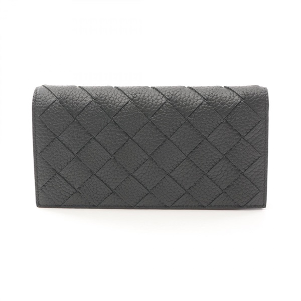 BOTTEGA VENETA Intrecciato Bi-fold purse wallet 814673V5 leather Green Used mens