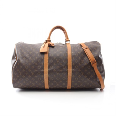 LOUIS VUITTON Keepall Bandouliere 60 hand Travel Bag Luggage M41412 Monogram