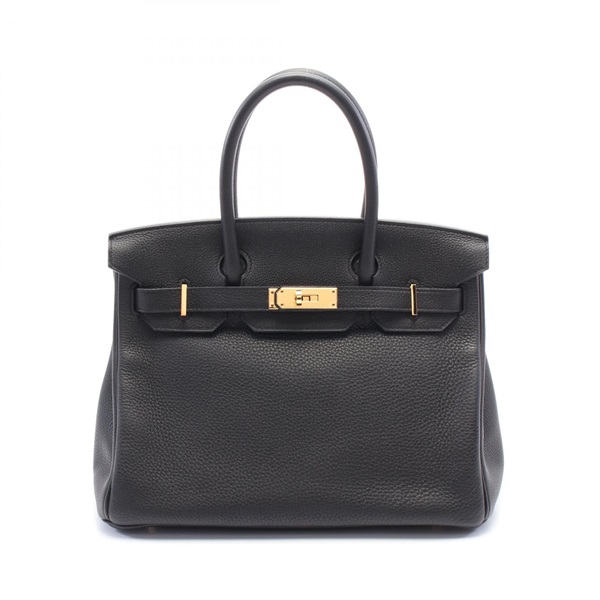 HERMES Birkin 30 Hand bag A Togo leather Black Used GHW