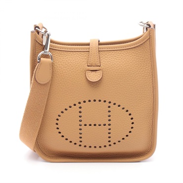 HERMES Evelyne TPM Shoulder crossbody Bag W Taurillon Clemence Chai SHW