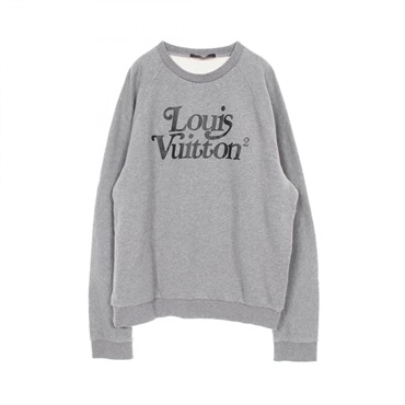 LOUIS VUITTON × NIGO sweatshirts RM202MWRHJY13W cotton Gray ＃L Used mens LV