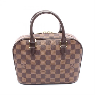 LOUIS VUITTON Sarria Mini Handbag N51286 Damier canvas leather Ebene Used Women