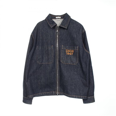 Christian Dior 1947 Denim Jacket 213D486B356X cotton Navy Used mens #50