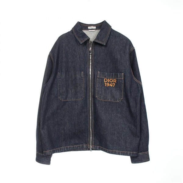 Christian Dior 1947 Denim Jacket 213D486B356X cotton Navy Used mens #50