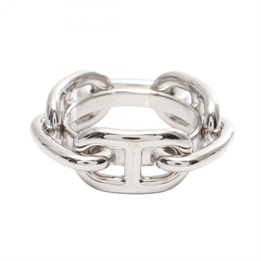 HERMES Chaine dancre Scarf ring metal Used Women