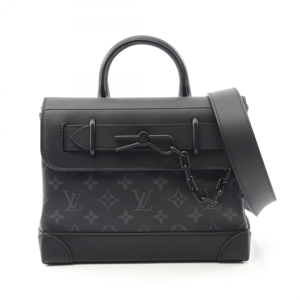 LOUIS VUITTON Steamer PM Shoulder Handbag M46953 Monogram Eclipse Leather Used