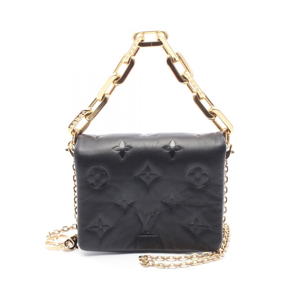 LOUIS VUITTON Cousin Belt Chain Shoulder Bag M81125 Monogram Embossed Leather LV