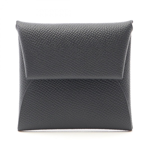 HERMES Bastia coin pursewallet Epsom leather Black Used Women SHW B 2023