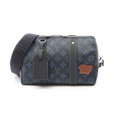 LOUIS VUITTON City Keepall Shoulder Bag M46339 monogram record canvas Black used