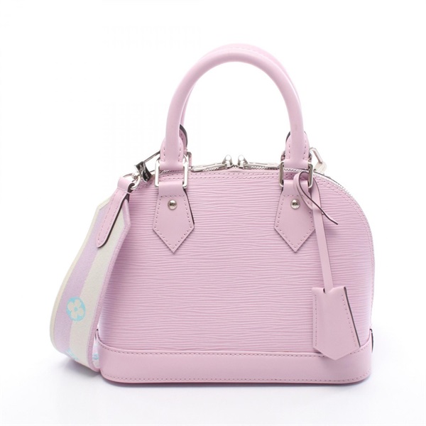LOUIS VUITTON Alma BB Shoulder Handbag M22620 Epi leather Pink Used Women LV