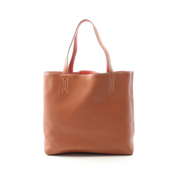 HERMES Doble Sense 36 Tote Bag Q Clemence leather Brown Sanguine Used Women