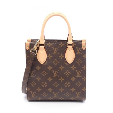 LOUIS VUITTON Sac PlatBB 2Way Shoulder Handbag M46265 Monogram Canvas Used LV