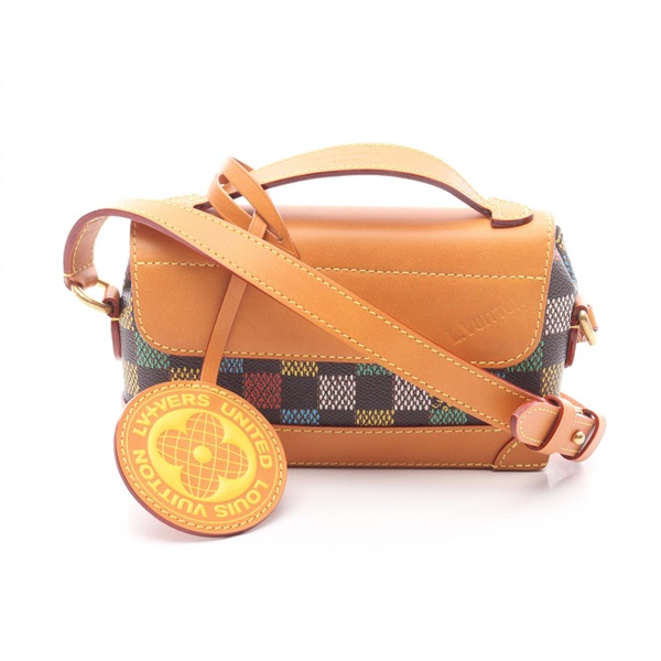 LOUIS VUITTON Steamer EastWest Wearable Wallet Shoulder Bag N00187 Damier used