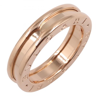 BVLGARI B-zero1 Ring 1 band 18KPG Pink Rose Gold Used unisex US size 6 #52
