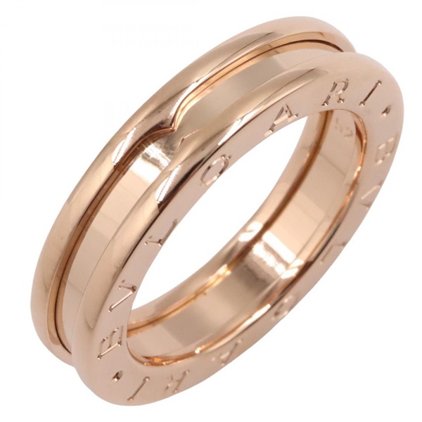 BVLGARI B-zero1 Ring 1 band 18KPG Pink Rose Gold Used unisex US size 6 #52