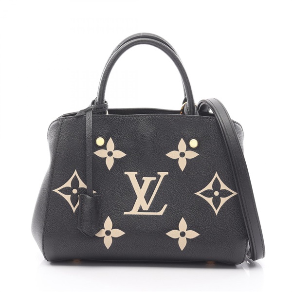 LOUIS VUITTON Montaigne BB Crossbody Handbag M45778 Monogram empreinte Noir used