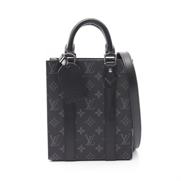 LOUIS VUITTON Sac Plat MINI shoulder crossbody Handbag M46453 Monogram eclipse