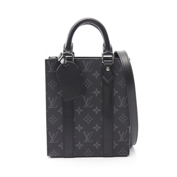 LOUIS VUITTON Sac Plat MINI shoulder crossbody Handbag M46453 Monogram eclipse