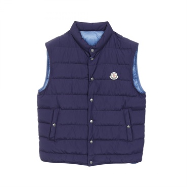 MONCLER FEBE Down Vest C10914393305 polyamide Navy Size 1 Used mens