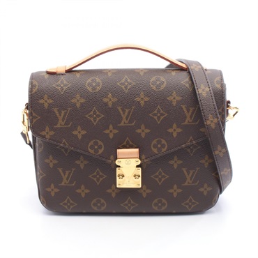 LOUIS VUITTON Pochette Metis MM crossbody Handbag M44875 Monogram leather Brown