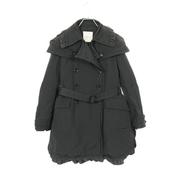 MONCLER MOURET Down jacket polyester Black #2 Used Women