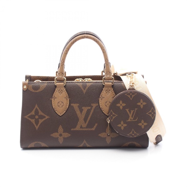 LOUIS VUITTON On the Go EW crossbody Handbag M46653 Monogram Giant Reverse brown