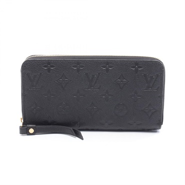 LOUIS VUITTON Zippy Around long wallet purse M61864 Monogram Empreinte Noir LV