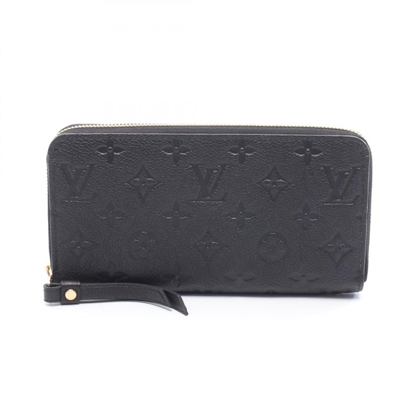 LOUIS VUITTON Zippy Around long wallet purse M61864 Monogram Empreinte Noir LV