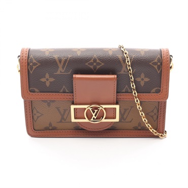 LOUIS VUITTON Portefeuille Daufine chain crossbody Shoulder Bag M68746 Monogram