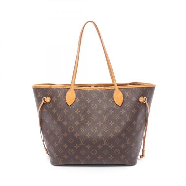 LOUIS VUITTON Neverfull MM Shoulder Tote Bag M40156 Monogram canvas leather Used
