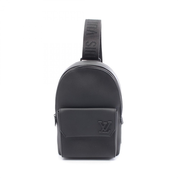 LOUIS VUITTON Pilot Sling Waist Crossbody Bag M23736 leather Black Used mens LV