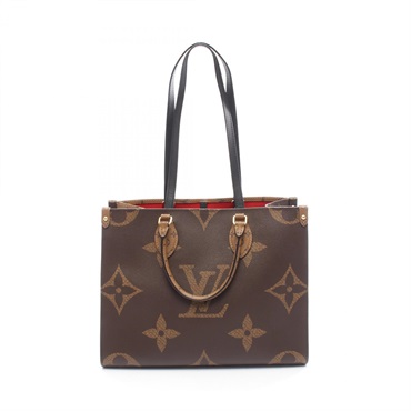 LOUIS VUITTON On the Go MM Shoulder Tote Bag M45321 Monogram Giant Reverse Used