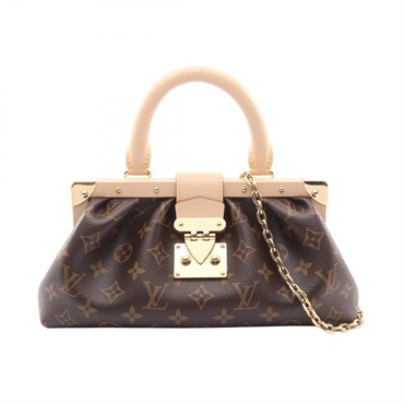 LOUIS VUITTON Monogram Clutch Chain Shoulder Handbag M46544 Monogram canvas LV