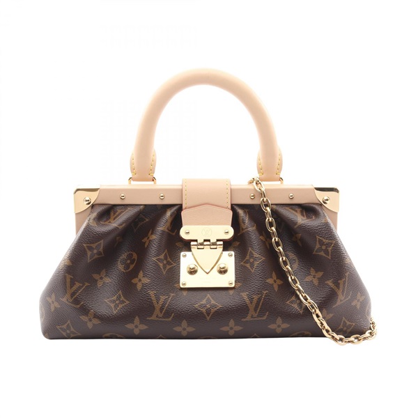 LOUIS VUITTON Monogram Clutch Chain Shoulder Handbag M46544 Monogram canvas LV