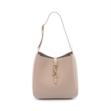 SAINT LAURENT PARIS Le 5 a 7 Shoulder Bag 713938 leather Beige Used Women YSL