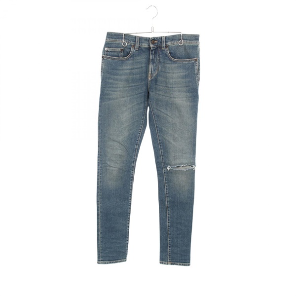 SAINT LAURENT PARIS Denim pants cotton Navy #28 Used Women