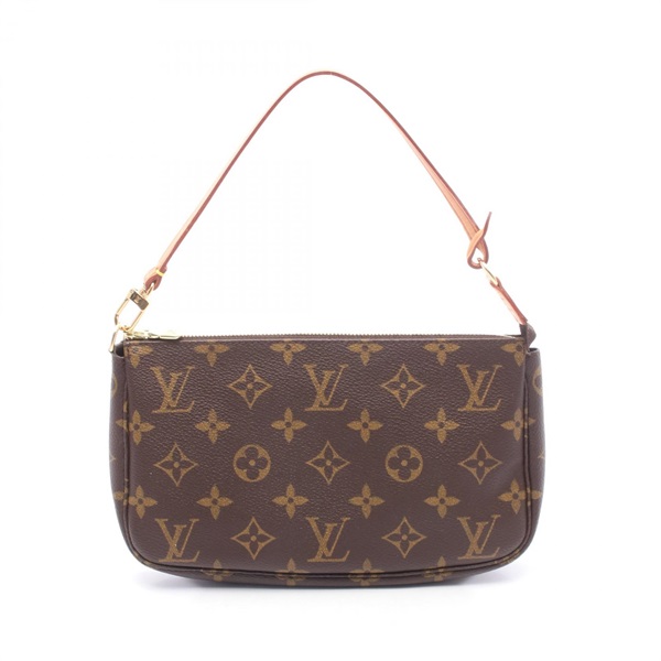 LOUIS VUITTON Pochette Accessoires Handbag pouch M51980 Monogram leather Brown