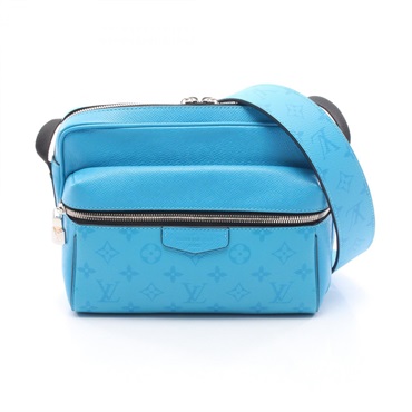 LOUIS VUITTON Outdoor Messenger PM Shoulder Bag M30429 Taigalama Turquoise used