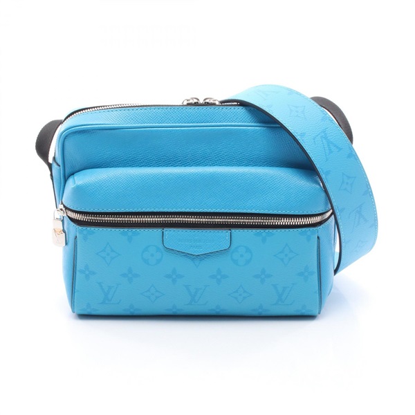 LOUIS VUITTON Outdoor Messenger PM Shoulder Bag M30429 Taigalama Turquoise used