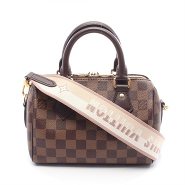 LOUIS VUITTON Speedy Bondouliere 20 Shoulder Handbag N40489 Damier Brown Used LV