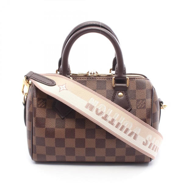 LOUIS VUITTON Speedy Bondouliere 20 Shoulder Handbag N40489 Damier Brown Used LV