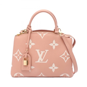 LOUIS VUITTON Petit Palais PM Bicolor crossbody Handbag M46353 leather pink LV