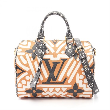 LOUIS VUITTON Speedy Bandouliere 25 crossbody Handbag M56588 Monogram Giant LV