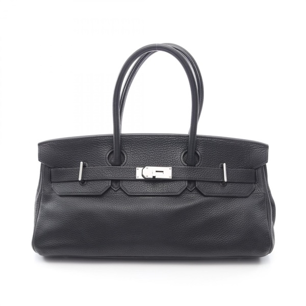 HERMES Shoulder Birkin Bag I Togo leather Black Used Women SHW