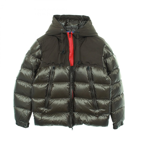 MONCLER EYMERIC Down jacket with Hood Nylon Khaki #3 Used mens
