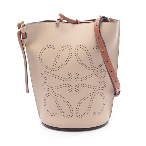 LOEWE Gate Anagram Bucket Shoulder Crossbody Bag 309BZ57222456 leather Used