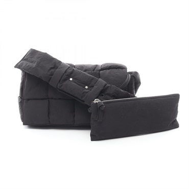 BOTTEGA VENETA PADDED TECH CASSETTE Shoulder crossbody Bag 749880 Nylon Black