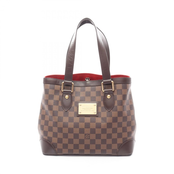 LOUIS VUITTON Hampstead PM Tote shoulder Bag N51205 Damier leather Brown Ebene