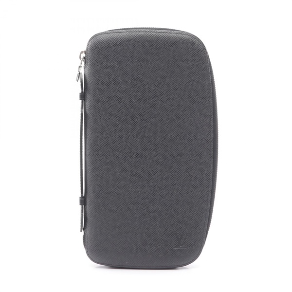 LOUIS VUITTON Atoll Around long wallet purse M30652 Taiga Ardoise Used mens