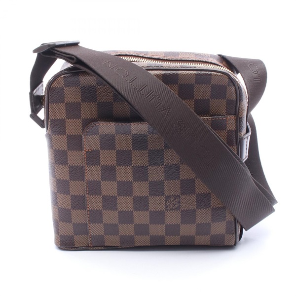 LOUIS VUITTON Olaf PM Shoulder Crossbody Bag N41442 Damier Ebene canvas Used LV